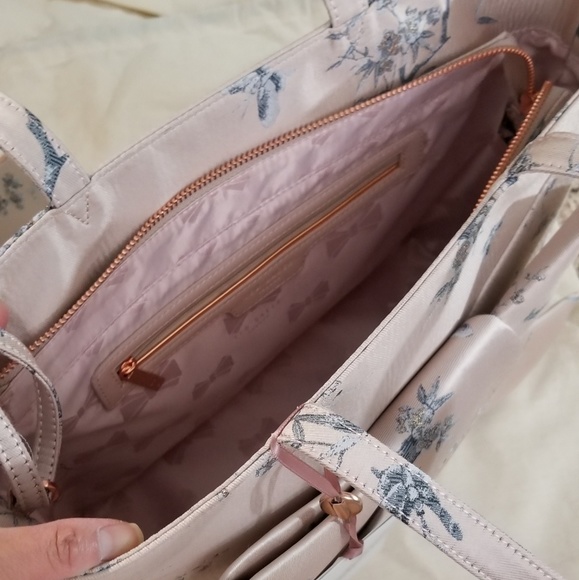 🚫SOLD🚫NWT TED BAKER CAIYA GIANT KNOT BOW SHOPPER - Picture 6 of 8